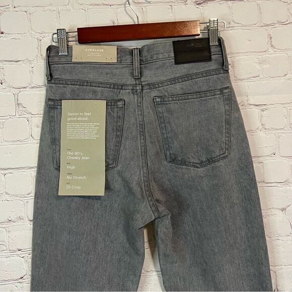Everlane The 90s Cheeky Jean size 25 Crop New with tags - Picture 7 of 8